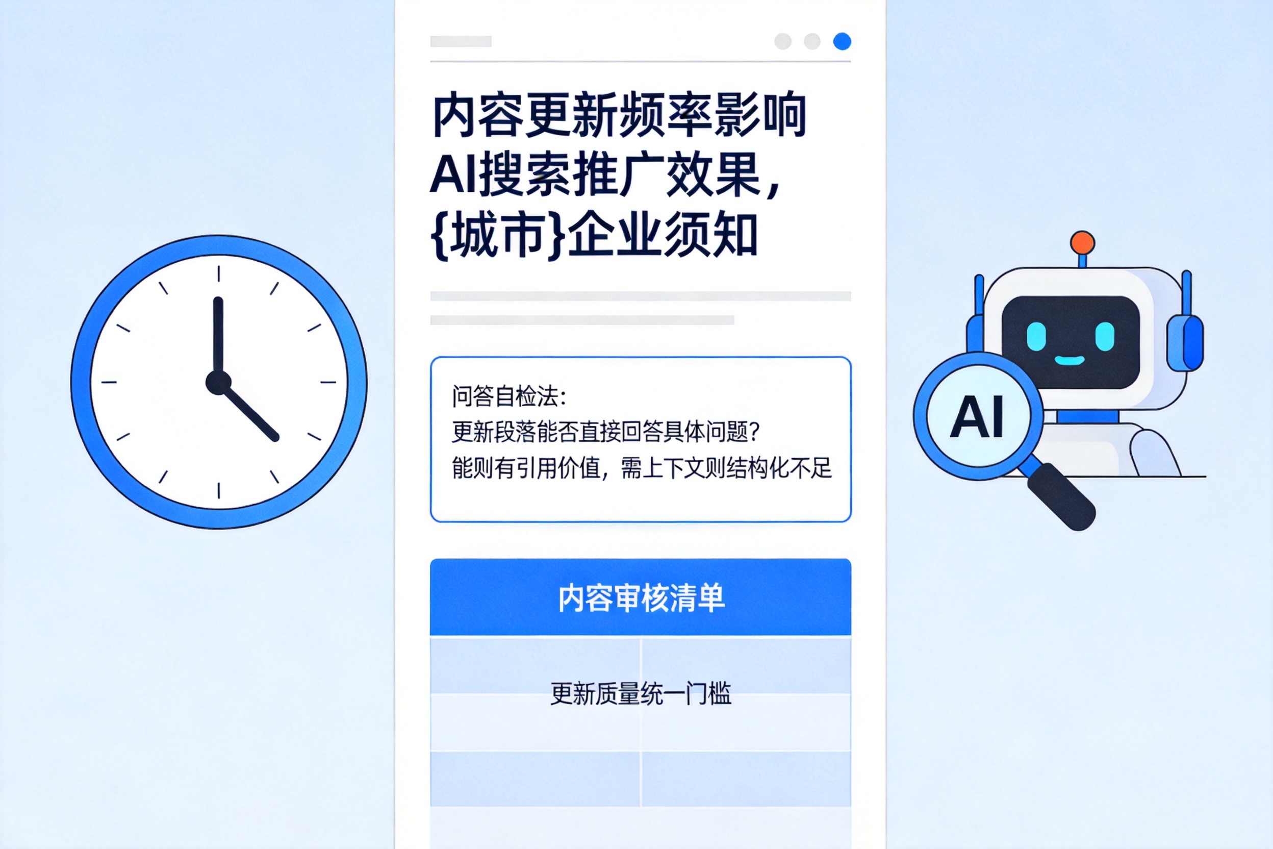 内容更新频率影响AI搜索推广效果,保定企业须知