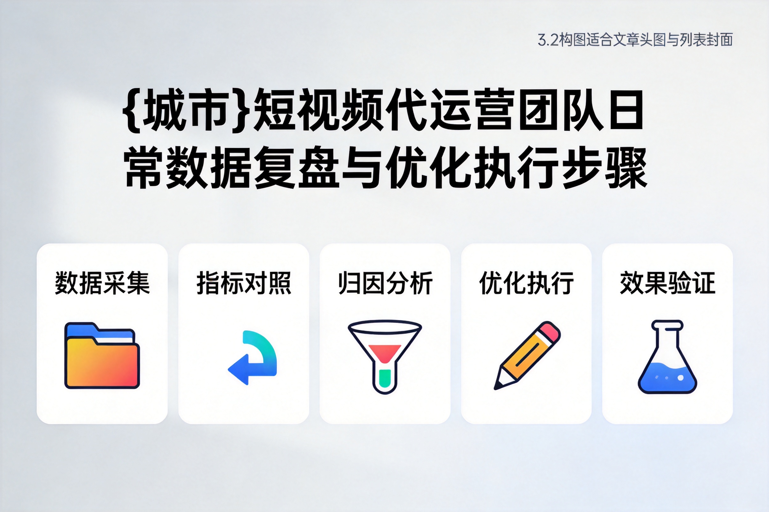 保定短视频代运营团队日常数据复盘与优化执行步骤