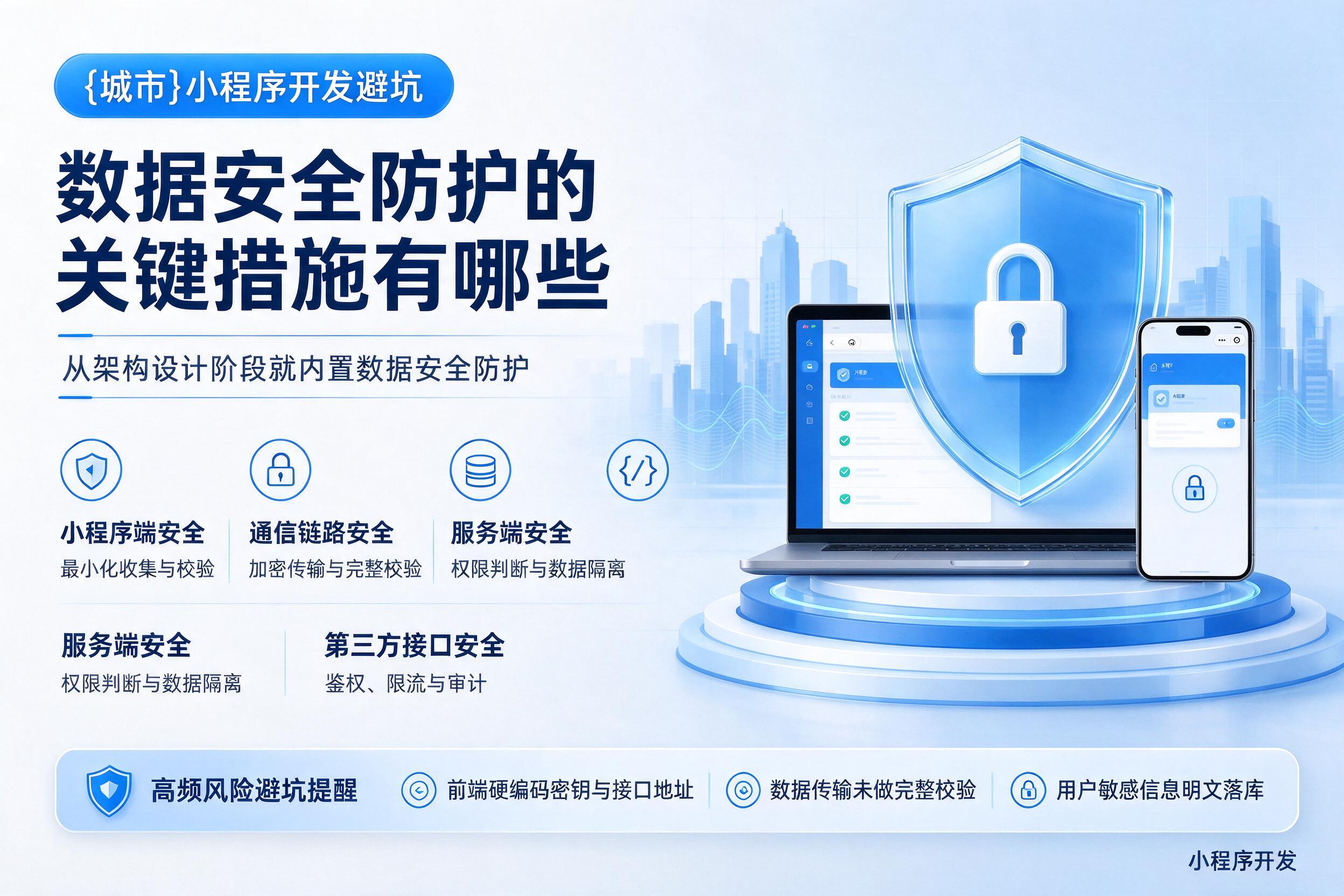 保定小程序开发避坑：数据安全防护的关键措施有哪些